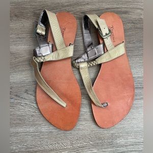 TOUCHÉ FLAT SANDALS SIZE 9 new never used. Leather
